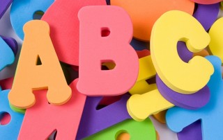 alphabet pile